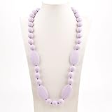 Consider It Maid Silicone Teething Necklace for Mom to Wear - FREE E-BOOK - BPA FREE and FDA Approve