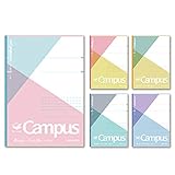 コクヨ ノート スマートキャンパス 限定 B5 ドット入りB罫 クリアパステル 5冊パック ノ-GS3CBT-L5X5