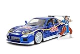 ストリートファイター 1/24スケール ダイキャストミニカー フィギュア付き 1993 マツダ RX-7 + 春麗
