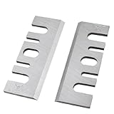 uxcell 電気鉋刃　カンナかんな刃　替刃　高速スチールブライド　日立 F20Aのため　2個　パワーツール