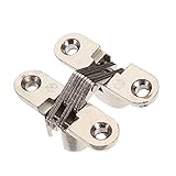ILS - Cross Door Hinges Concealed Door Hinges Zinc Alloy Hidden Door Hinges