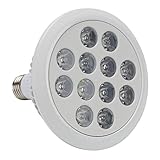 園芸 屋内で植物が育つ LED植物育成ライト ランプ 植物育成用LED 光合成 ライト 照明 (12W)