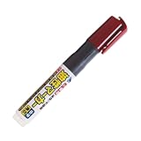 シンワ測定 工事用 油性マーカー 中字 角芯 赤 78431