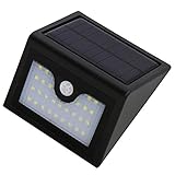 Orader ソーラーライト 28 LED 光センサー 人感センサー IP65防水 屋外照明 軒先 壁掛け 庭先 玄関周り対応