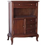 クロシオ ウェール FAX台 幅61cm 完成品 電話台 ヨーロピアン調 ファックス台