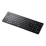 サンワサプライ Bluetoothスリムキーボード（テンキー付き・ブラック） SKB-BT31BK