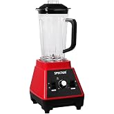 Spector 2L Commercial Blender, High Speed Mixer Food Processor, Juicer Smoothie, Ice Breaker, Ice Crush, 3 Speeds, 6 Stainles