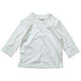 《秋冬春対応》(日本製) Pample Mousse(パンプルムース) 40コーマ天竺長袖Tブラウス 90cm/OW NO.DP-73202