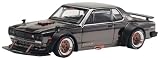 POP RACE 1/64 SKYLINE GT-R V8 DRIFT (HAKOSUKA) DARK CHROME 完成品