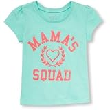 THE CHILDREN'S PLACE(ザ・チルドレンズプレイス) グリッターグラフィックティ トップス半袖Tシャツ 12～18ヶ月【並行輸入】