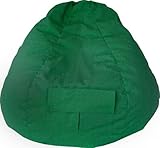 Gold Medal 31008484919 Small Denim Bean Bag with Pocket for Children, Green [並行輸入品]