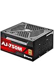 Apexgaming AJシリーズ 80 PLUS GOLD認証 750W フルプラグインATX電源 10年保証 PSU AJ-750M-JP PSEケーブル