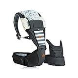 i-angel アイエンジェル パーフェクト ヒップシートキャリア 抱っこ (チャコールグレー) [並行輸入品]