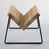 TETSUBO テツボ マガジンラック （オイル仕上） アイアン×天然木 Bookstand ブックシェルフ デザイナーズインテリア ブックスタンド 小泉誠 シンプルデザイン 日本製 miyakonjo product KUWAHATA (