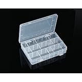 SRI SHOP 部品ケース パーツ収納ケース 電子部品収納ケース ボックス　ストレージ  プラスチック 203-132E
