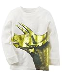 カーターズ Carter's Tシャツ Long-Sleeve Foil Print Dinosaur Graphic Tee 12M (72-78cm) [並行輸入品]