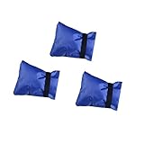 Dovewill 冬用　屋外　蛇口カバー　水栓　ホース保護　凍結防止　オックスフォー生地　18x 15x 4cm　3個/4個選択　ブルー - 3個セット：青