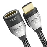 HDMI 2.0 Extension Cable 6.5ft Cinema Plus (4K 60Hz HDR Dolby Vision HDCP 2.2) Exceed 22.28Gbps Compatible with Roku Fire Stick/TV Xbox PS4 Pro Apple TV 4K Netflix LG Sony Samsung (Male to Female)