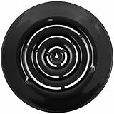 10" Round Ceiling Diffuser - Easy Air Flow - HVAC Duct [Black] [並行輸入品]