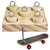 Sweet Plus インコ おもちゃ バードトイ 玩具 知育 小鳥 文鳥 咀嚼玩具 知育玩具 訓練玩具 ストレス解消 スケボー (ナチュラル)