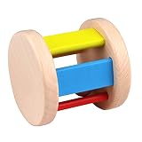 TimyローラーRattle木製ローラーPreschool Kids再生と開発おもちゃの赤ちゃん
