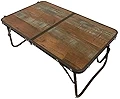 [ビジョンピークス] アウトドアテーブル 56cm 1～2人用 ミニスリムテーブル VP160402D01 ＶＤＢＲ 約56×34×高さ24cm 折り畳み式テーブル アルミ製 簡単組立
