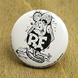ラットフィンク(RAT FINK) 缶バッチ モノフィンク＿BC-RA107BW-MON