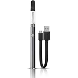 電子たばこ CBD リキッド 510規格 ヴェポライザー ベイプペン型 ペンタイプ VAPEベイプ スターターキット 自動吸引 大容量 【 CBDリキッド無 】HECCO (ブラック)