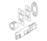 Baldwin 8br0305 6 Way plainlatchキットwith襟、バックプレートと、ラウンド/スクエア、 8BR0305007