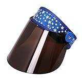 アウトドアブルーサンハットトップサマーなしクリエイティブサンシェードレンズビーチハットユニセックス