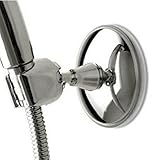 【HappyHome】メタル シャワー フック 強力吸盤でがっちり固定 角度調整可能 クリーニングクロス付き