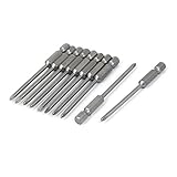 uxcell　スクリュードライバービット　 　マグネット　PH0　10本入り