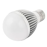 放熱アルミニウム製ヒートシンクE27 5W LEDグローブ電球ランプシェル