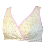 ネトゥル パッド無しドット柄ハーフトップ M クリーム 5861