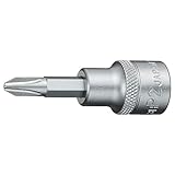 トネ(TONE) ドライバービットソケット 3H-P2 差込角9.5mm(3/8") (+)No.2