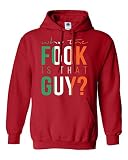 Conor McGregor " Who the Fook is that guy " Boxing – Funnyユニセックスフード付きスウェットシャツTシャツ S