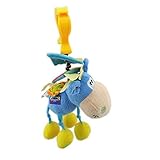 Playgro Blue Plush Stroller Attachment Toy Clip Clop Activity Baby Toy Cute Plush Baby Toys for Boys