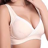 (マーシェル) Marshel 産前 妊婦 マタニティ 授乳 ブラジャー 下着 クロスタイプ ベージュ M