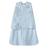 HALO 100% Cotton SleepSack Swaddle, Lime Animal Friends, Newborn by Halo