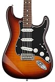 Fender エレキギター Player Stratocaster® Plus Top, Pau Ferro Fingerboard, Tobacco Sunburst