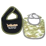 お買い得!![ベビービブ]スタイ2枚セット/Brishress 迷彩 かわいい 18×13cm 赤ちゃん雑貨 グッズ 通販