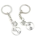 Arts CraftsファッションジュエリーMaking Findingsキーリングチェーンタグクラスプキーリングキーチェーンx2ia7y Flower Gourd シルバー X2IA7YJ80P_1