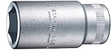 Stahlwille 56-24 Steel Extra Deep Socket 3/4 Drive 6 Points 24mm Diameter 90mm Length 34.7mm Width [