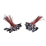 Baitaihem バッテリースナップ バッテリークリップ 9Vバッテリークリップコネクタ 50個