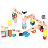 【ノーブランド品】知育玩具　DIYの木製　ビーズ　トラック・ブロック　子供　迷路ゲーム　興味　贈り物
