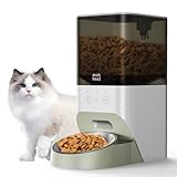 Minthouz 猫自動給餌器 猫用 中小型犬用 タイマー機能 定時定量 4L大容量 自動餌やり器 手動給餌可