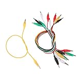 Baosity ワニ口クリップ　テストリード　ワニ口クランプ　多色　10点セット　断熱性　