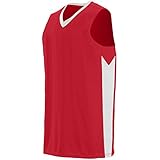 Augusta Sportswear Boys 'ブロックアウトJersey S レッド
