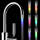 buyeonlineロマンチック7色変更LEDライトシャワーヘッド水Bathホームバスルームグロー(シルバー) シルバー BUY-HOME-10008