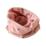 Tonsee 秋冬 キッズ ネックウォーマー 防寒 可愛い カーフ 赤ちゃん用 ファッションマフラー (ピンク)